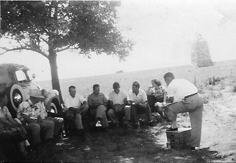 Ernie Foster leading one of the classes