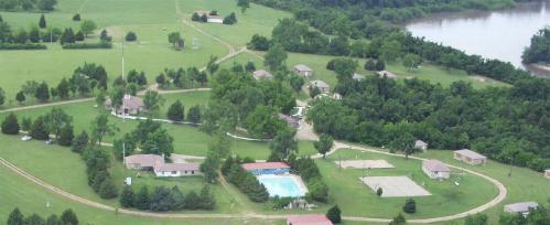 Aerial Photo of Camp Quaker Haven