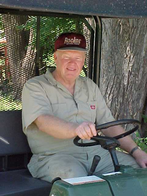 The staff member that really helps keep things looking great around the camp, Daryl Pitts