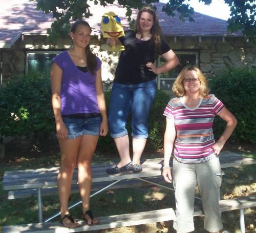 Sarah, Winner of the 2012 Camp Quaker Staff Croquet Tournament